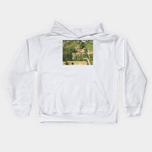 Quartier Four, Auvers-sur-Oise by Paul Cezanne Kids Hoodie